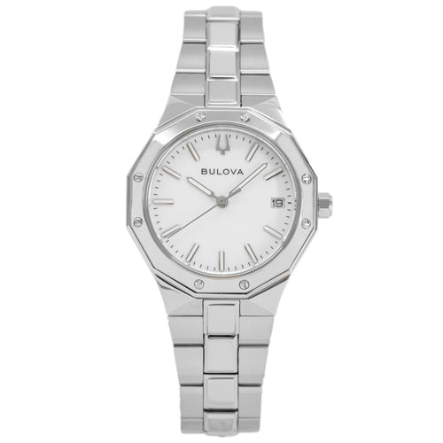 Bulova 96M172 Classic Quartz Octagon Lady Woman's Watch