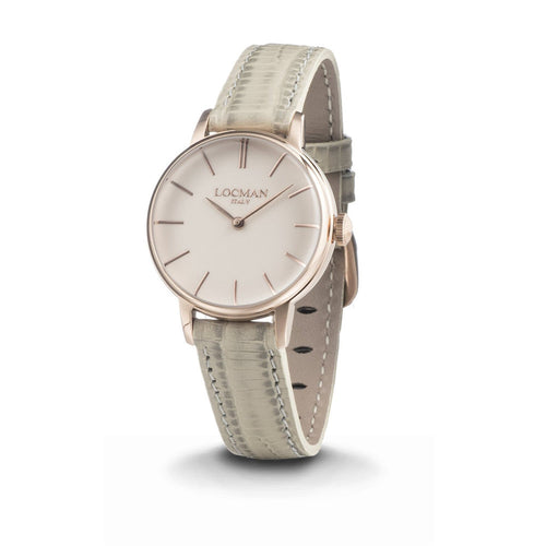 Locman 0253R13R-RRLCRGPA Classic 1960 Quartz Woman's Watch