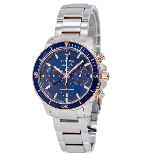 Bulova Uomo 98B301 Marine Star 45mm Quarzo Cronografo