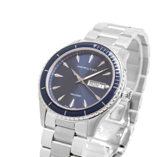 Hamilton Uomo H37551141 Jazzmaster Seaview Day Date Quarzo