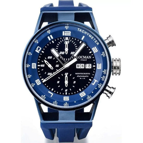 Locman 0516B02S-BLBLWHSB Montecristo Automatic Men's Watch