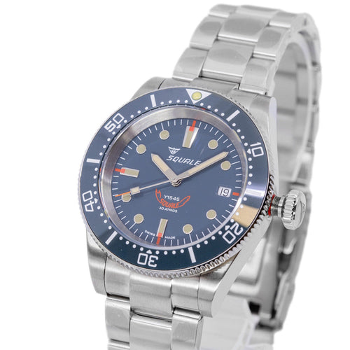 Squale Uomo 1545GG.AC 1545 Grigio 40mm Automatico