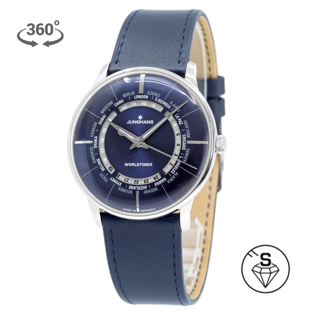 Junghans Uomo Meinster Worldtimer Auto