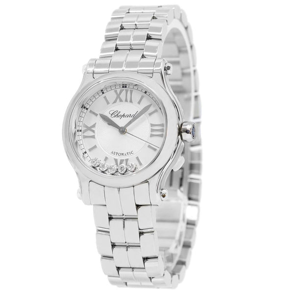 Chopard Ladies 278573-3012 Happy Sport Silver Dial Watch – Corso Vinci