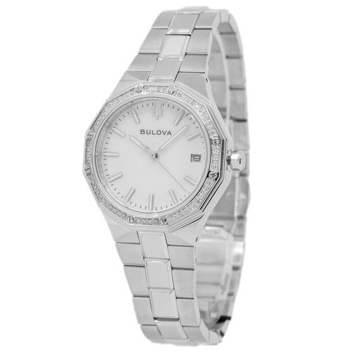 Bulova 96R255 Classic Octagon Lady Quartz Woman's Watch
