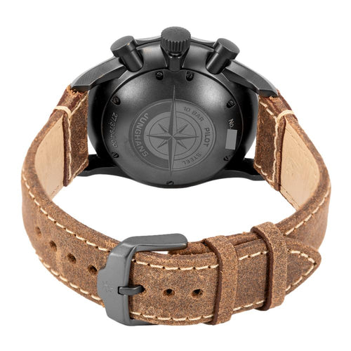 Junghans Men's 027379400 Meister Pilot Brown Watch