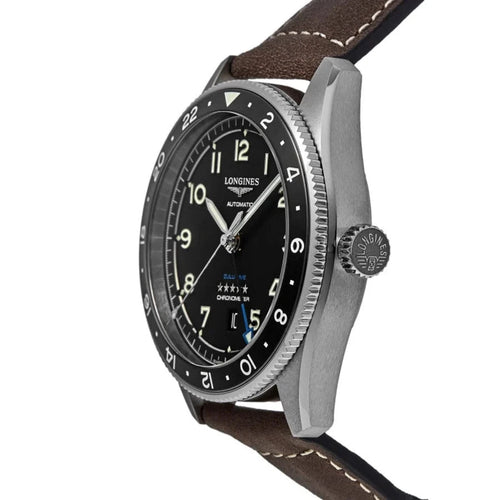 Longines L3.812.4.53.2 Spirit Automatic Zulu Time Men's Watch