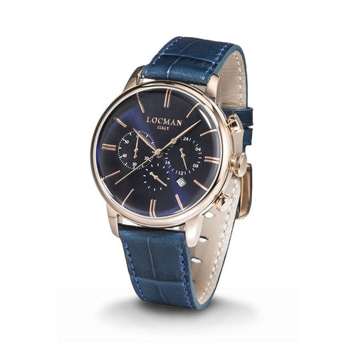 Locman 0254R02R-RRBLRGPB 1960 Quartz Men's Watch