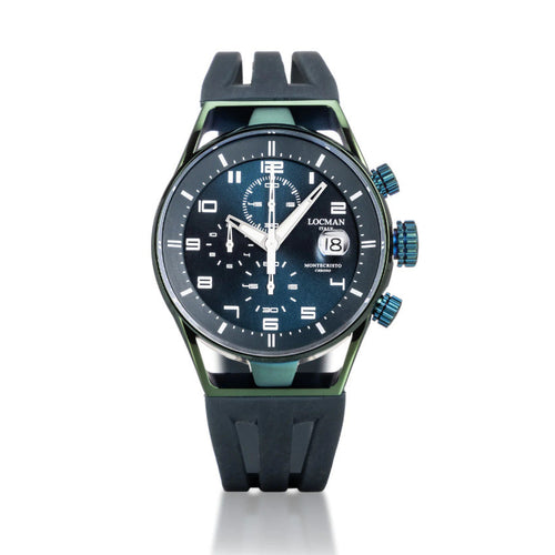 Locman 0542V19S-GRPTWHSL Montecristo Quartz Men's Watch