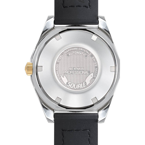 Squale MATICGBKBK.RLOR Matic S Two-Tone HydroLeather Automatic Men's Watch