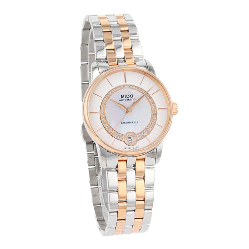 Mido M037.807.22.031.00 Baroncelli Automatic Woman's Watch