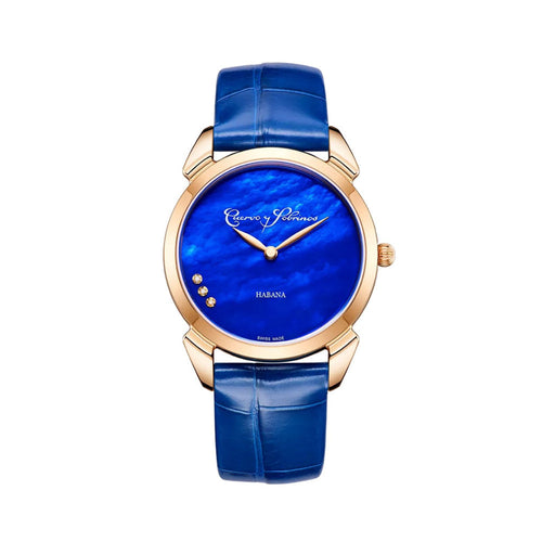 Cuervo y Sobrinos 3113.7B Historiador Quartz Primera Dama Woman's Watch