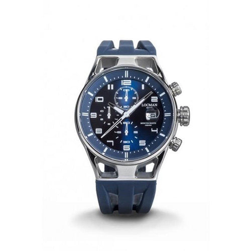 Locman 0542A02S-00BLWHSB Montecristo Quartz Men's Watch