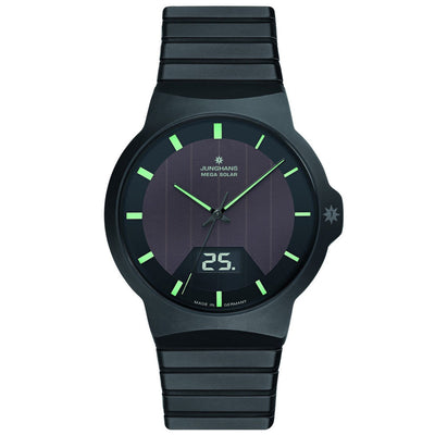 Junghans 18/1938.44 Force Mega Solar Quartz Men's Watch