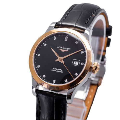 Longines L2.321.5.57.2 Record Automatic Woman's Watch