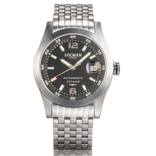 Locman 0615A01A-00BKNKB0 Island Automatic Men's Watch