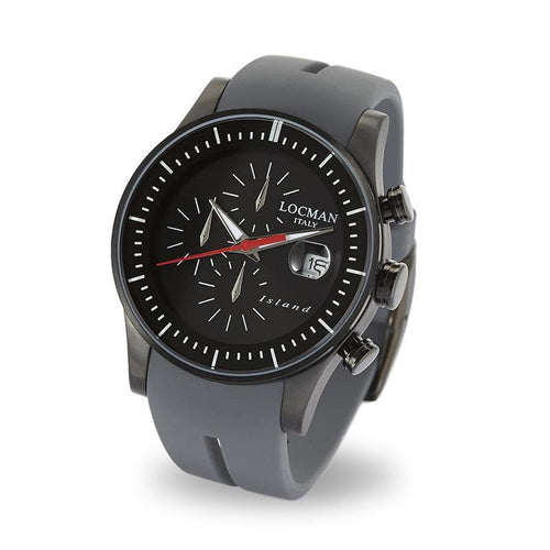 Locman 0620BKKW-BKWSIA Island Quartz Men's Watch