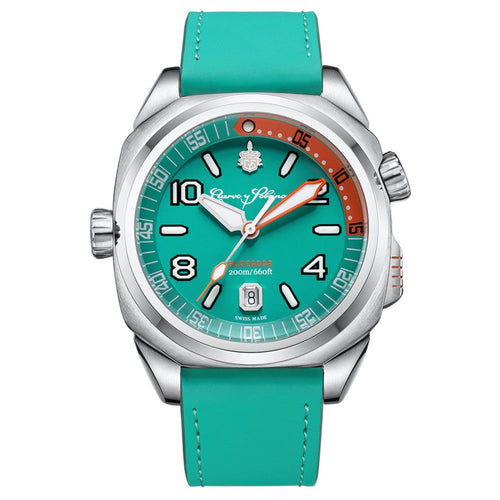 Cuervo y Sobrinos 2860.1TQ Buceador Caribe Automatic Men's Watch