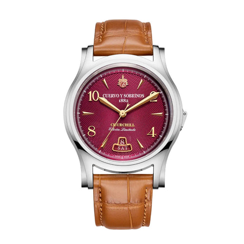 Cuervo y Sobrinos 2810.1SWBY Robusto Automatic Sir Winston Men's Watch