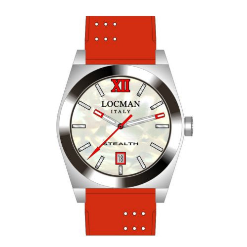 Locman 020300MWFRD0SIR Stealth Quartz Woman's Watch