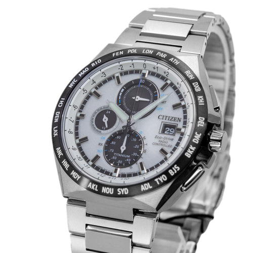 Citizen AT8238-84A Super Titanium Radio Eco-Drive Chrono