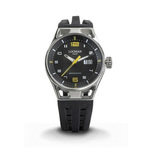 Locman 0546A01S-00BKYLSK Montecristo Quartz Men's Watch