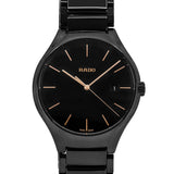 Rado Unisex R27238162 True Round Black Ceramic Quarzo