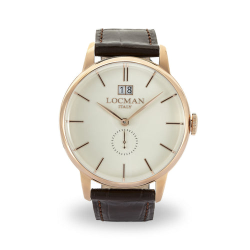 Locman 0257R05R-RRAVRGPT 1960 Quartz Men's Watch