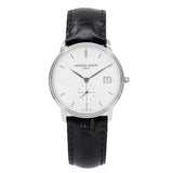 FC-245S4S6-Frederique Consta FC-245S4S SlimLine Silver Dial Watch