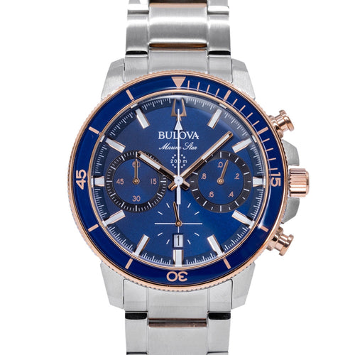 Bulova Uomo 98B301 Marine Star 45mm Quarzo Cronografo