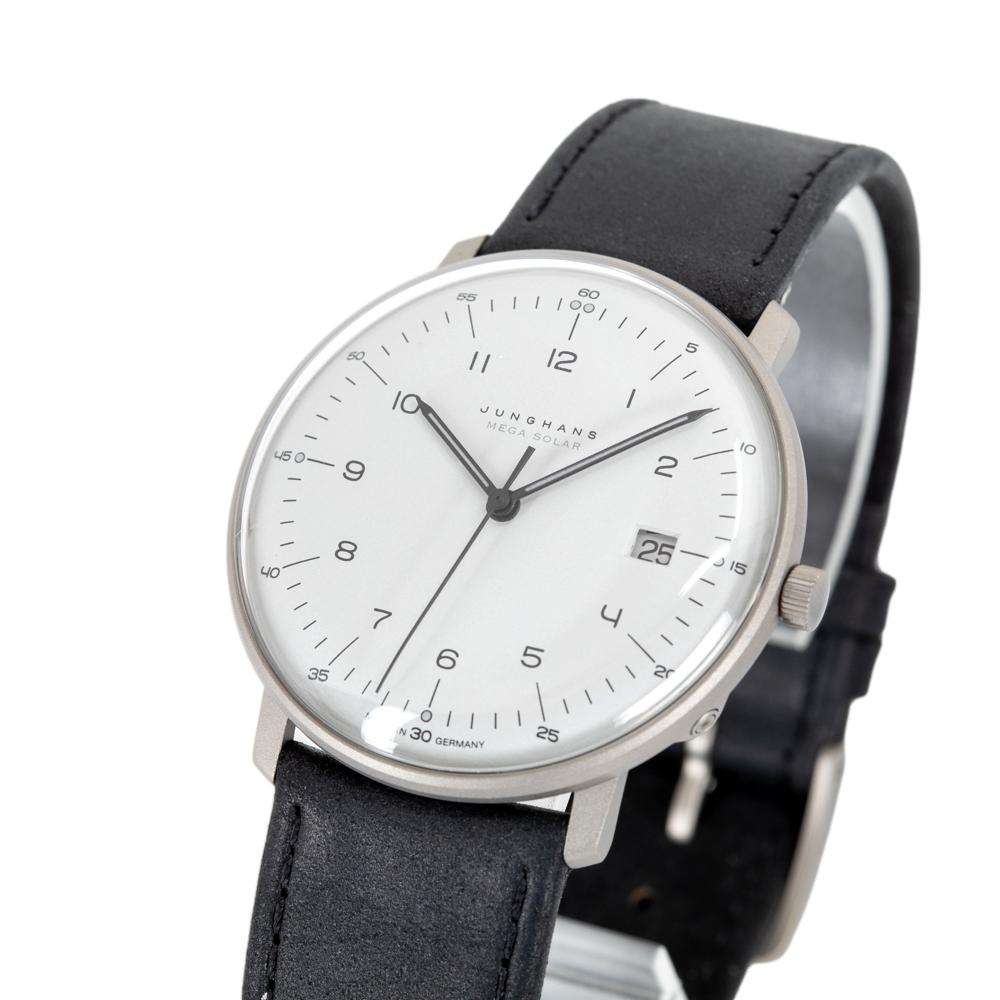 Ceramic Solaruhr Junghans Junghans Max Bill Mega Solar Men's Radio - Main Image