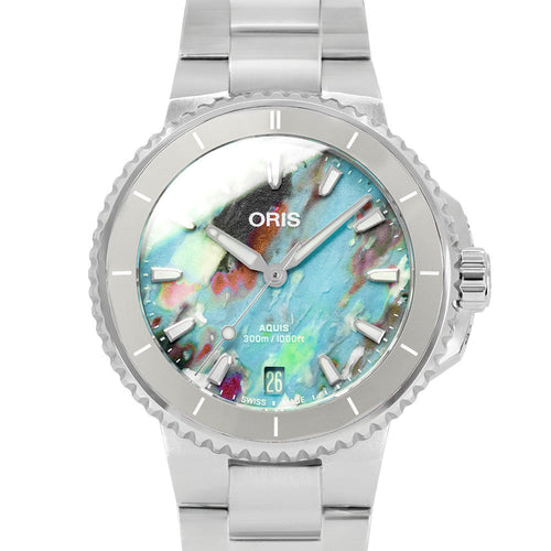 Oris 01 733 7792 4150-07 8 19 05P Aquis Automatic Date Upcycle Men's Watch