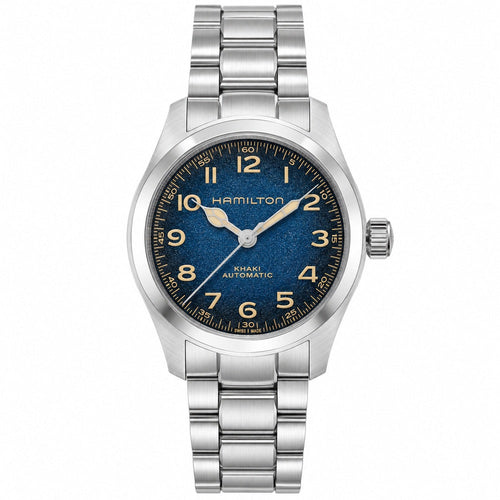 Hamilton H70405140 Khaki Field Automatic Men's 38mm Blue