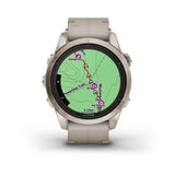 Garmin 010-02776-30 fēnix® 7S Pro – Sapphire Solar Edition Quartz Men's Watch