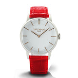 Locman 0251V08-00WHRGPR 1960 Solo Tempo Quartz Men's Watch