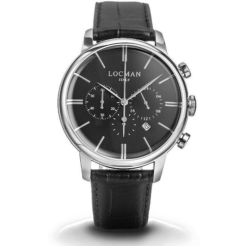 Locman 0254A01A-00BKNKPK 1960 Crono Quartz Men's Watch