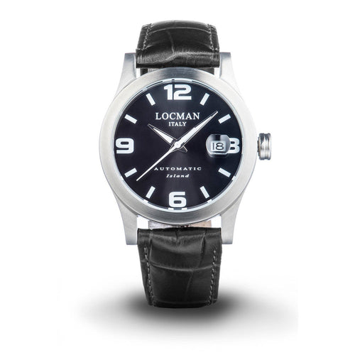 Locman 0615V01-00BKWPSK Island Automatic Men's Watch
