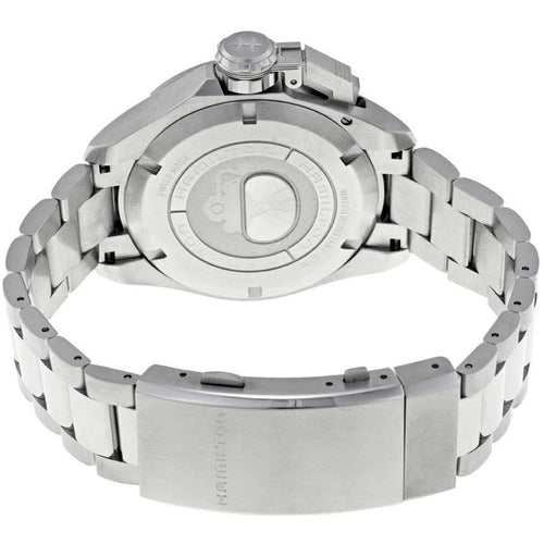 H77605135-Hamilton Men's H77605135 Khaki Navy Frogman Auto Watch