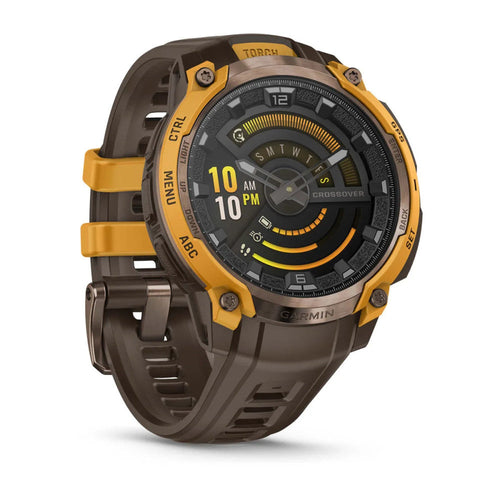 Garmin 010-03398-01 Instinct® Crossover AMOLED Quartz Men's Watch