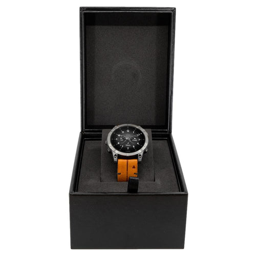Garmin 010-02582-30 Epix Black Titanium Chestnut Smartwatch