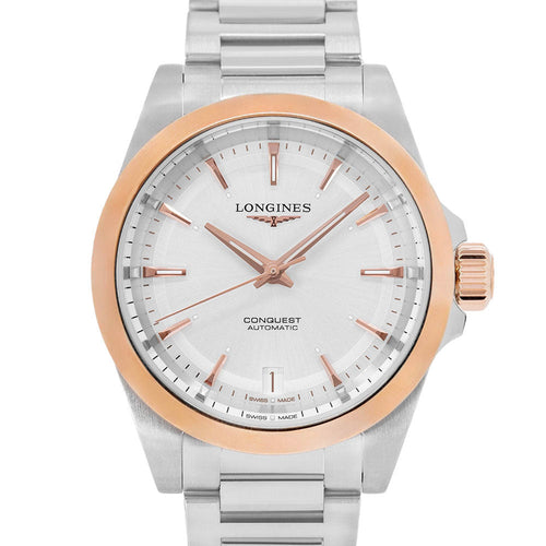 Longines Donna L3.430.5.72.6 Conquest 34mm Oro Rosa Auto