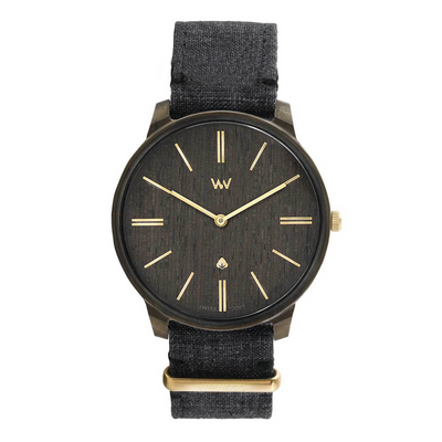 WEWOOD Unisex 70113306 Ross Black Gold Quarzo