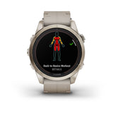 Garmin 010-02776-30 fēnix® 7S Pro – Sapphire Solar Edition Quartz Men's Watch