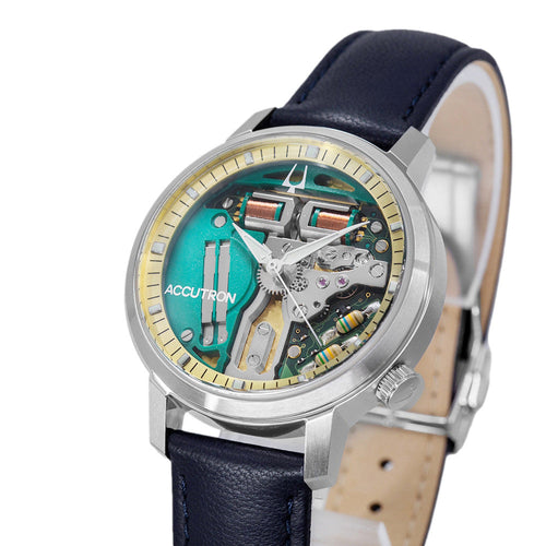 Bulova 26A213 Accutron Electronic tuning fork Spaceview 314 Men's Watch
