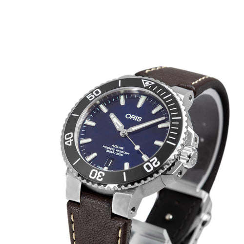 Oris 01 733 7732 4135-07 5 21 10FC Aquis Blue Dial Watch
