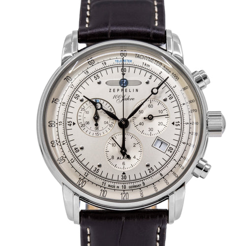 Zeppelin 7680-1 100 Years Zeppelin 42mm Quarzo Cronografo