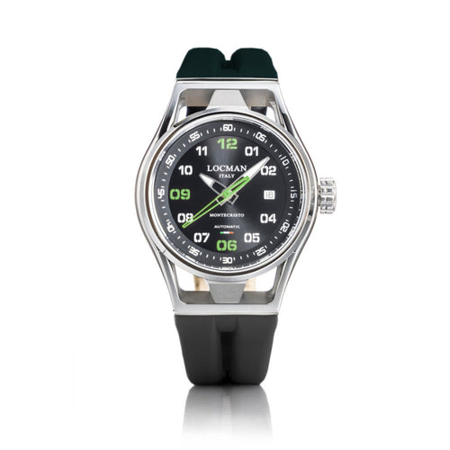 Locman 0537A01S-00BKGRSK Montecristo Automatic Men's Watch