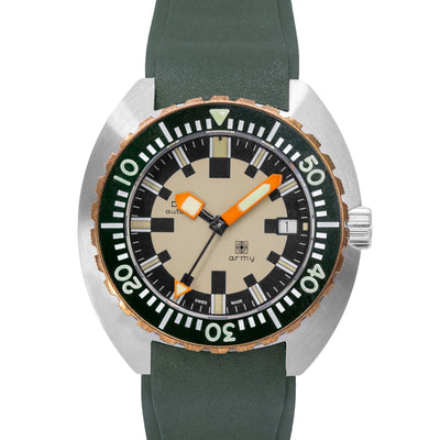 Doxa Uomo 785.60.031.26 Army Bronze Bezel Auto