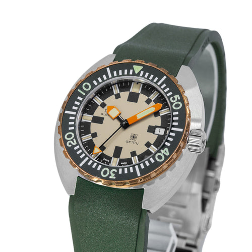 Doxa Uomo 785.60.031.26 Army Bronze Bezel Auto