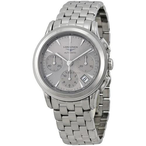 Longines Man`s L48034726 Flagship Silver Dial Chronograph Automatic Watch Watch